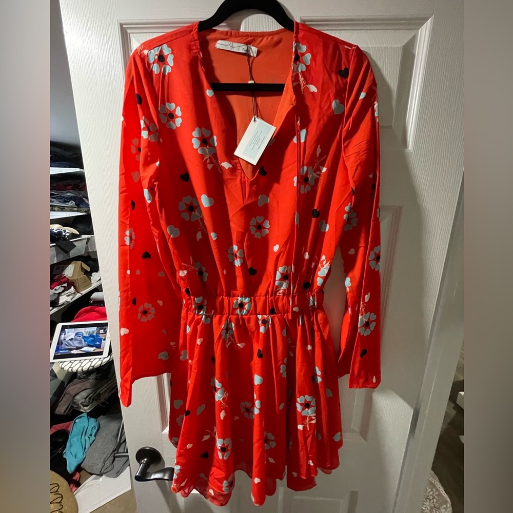 Spring flirty mini dress